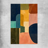 Modern Colours rolled print - part of our high quality canvas abstract wall art collection