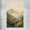 Mountain Haze rolled print - part of our high quality canvas abstract wall art collection