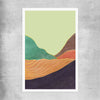 Nature Waves One rolled print - part of our high quality canvas abstract wall art collection