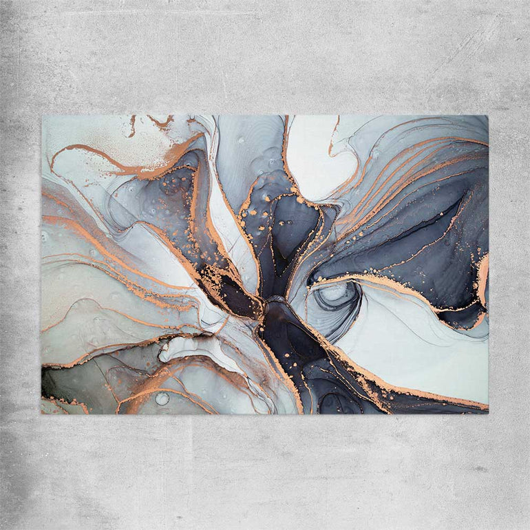 Ocean Depths rolled print - part of our high quality canvas abstract wall art collection