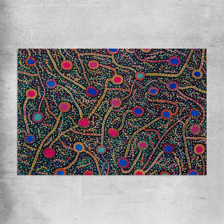 Rebirth's Energy rolled print - part of our high quality canvas abstract wall art collection