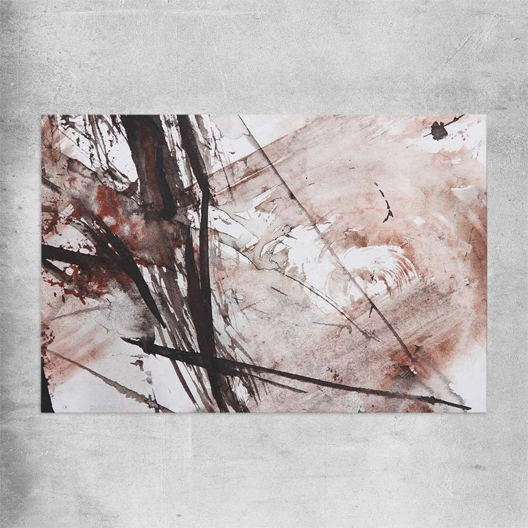 Sharp Strokes rolled print - part of our high quality canvas abstract wall art collection