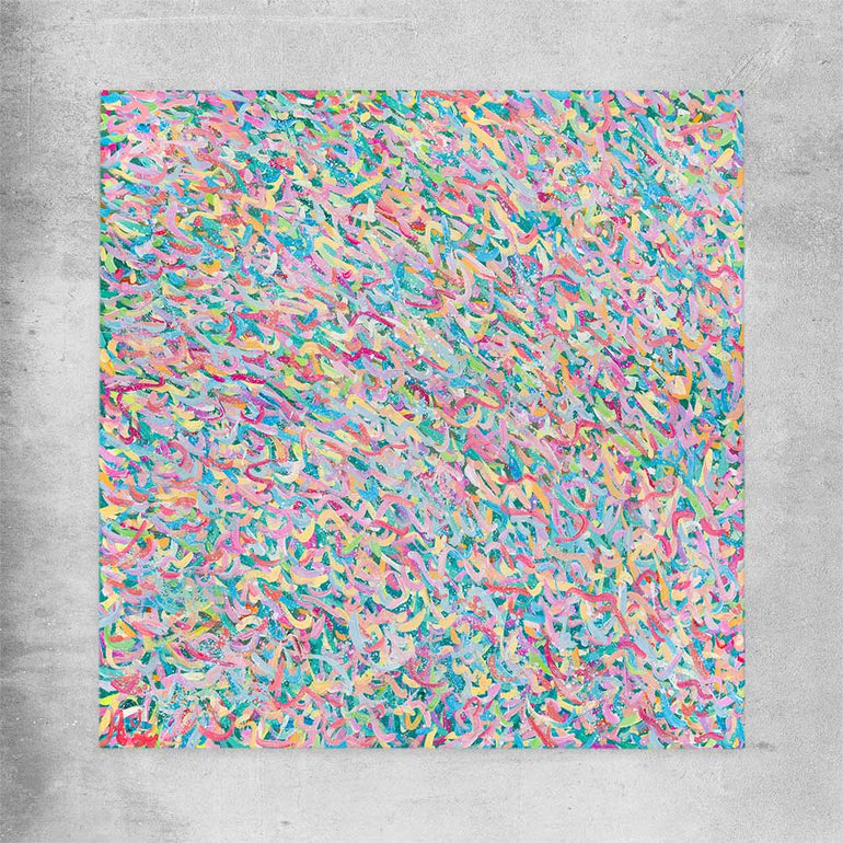 Shine of Fun rolled print - part of our high quality canvas abstract wall art collection
