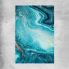 Turquoise Ocean rolled print - part of our high quality canvas abstract wall art collection