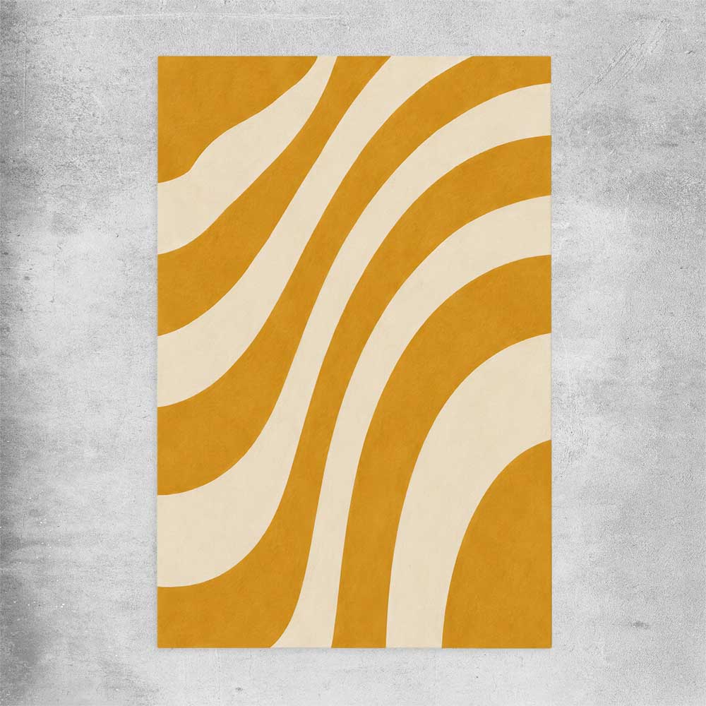 Wave Length rolled print - part of our high quality canvas abstract wall art collection