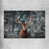 Animal wall art and canvas prints of Highland Stag Portrait on a rolled print