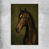 Animal wall art and canvas prints of Midnight Stallion on a rolled print