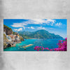 Beach and coastal wall art print of Amalfi Coast Escape on a rolled print