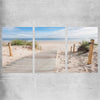 Beach and coastal wall art print of Beautiful Beach Path Set on a rolled print