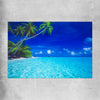 Beach and coastal wall art print of Paradise Shore on a rolled print
