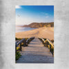 Beach and coastal wall art print of Paradise Walkway on a rolled print