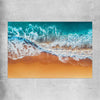 Beach and coastal wall art print of Sandy Waves on a rolled print
