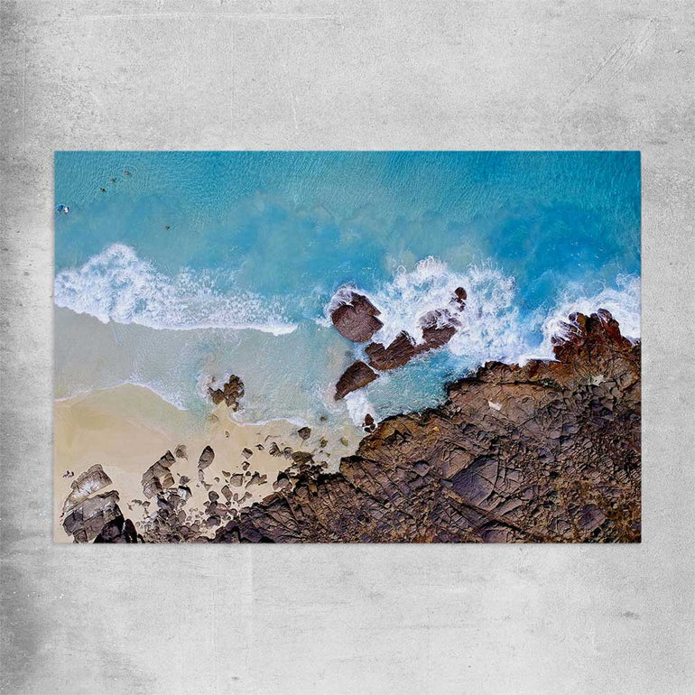 Beach and coastal wall art print of Smiths Beach on a rolled print