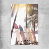Beach and coastal wall art print of Surf Sunset on a rolled print