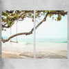 Beach and coastal wall art print of Tropical Beach Pair on a rolled print