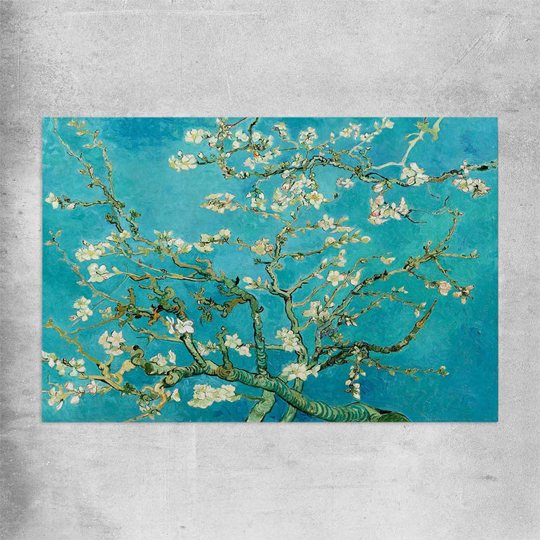 Classic wall art and canvas print of Almond Blossom Van Gogh on a rolled print