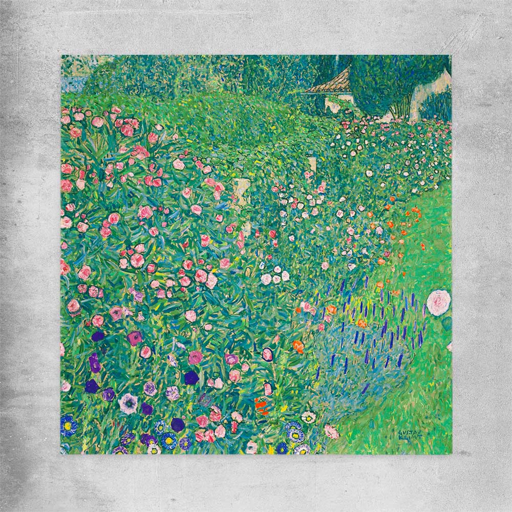Classic wall art and canvas print of Italian Landscape Gustav Klimt on a rolled print