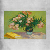 Classic wall art and canvas print of Oleanders Van Gogh on a rolled print