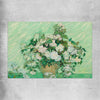 Classic wall art and canvas print of Roses Van Gogh on a rolled print
