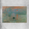 Classic wall art and canvas print of Sunrise Claude Monet on a rolled print