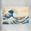 Classic wall art and canvas print of The Great Wave Hokusai on a rolled print
