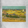 Classic wall art and canvas print of The Harvest Van Gogh on a rolled print