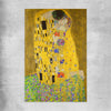 Classic wall art and canvas print of The Kiss Gustav Klimt on a rolled print