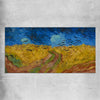 Classic wall art and canvas print of Wheatfield with Crows Van Gogh on a rolled print