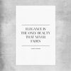Elegance Beauty rolled print - part of our high quality fashion canvas wall art and prints collection