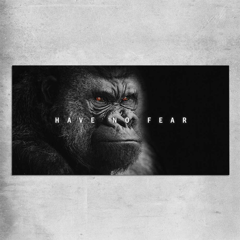 Have No Fear rolled print - part of our high quality fashion canvas wall art and prints collection