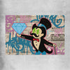 Inspirational wall art print of Moneybags Diamond on a rolled print