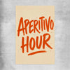 Aperitivo Hour rolled print is a colourful and stylish canvas wall art and print suited for the kitchen area