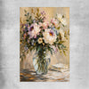 Floral print of Garden Peony on a rolled print