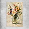 Floral print of Wild Bloom on a rolled print