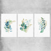 Floral print of Eucalyptus Bunch Set on a rolled print