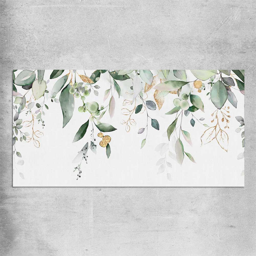 Floral print of Hanging Eucalyptus on a rolled print