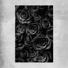 Floral print of Hidden Roses on a rolled print
