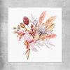 Floral print of Pampas Bunch on a rolled print