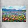 Floral print of Spring Blossom on a rolled print