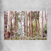 Floral print of Victorian Forest on a rolled print