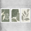 Floral print of Vintage Floral Set on a rolled print
