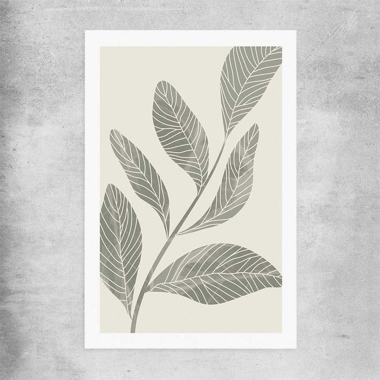 Floral print of Vintage Floral Three on a rolled print
