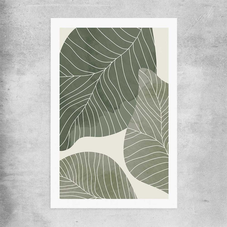 Floral print of Vintage Floral Two on a rolled print
