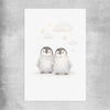 Cute Penguins rolled print is a nursery canvas wall art and print suited for childrens nursery area