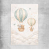 Floating Dreams rolled print is a nursery canvas wall art and print suited for childrens nursery area