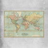 Antique World Colour rolled print is a high quality print in our city skyline, travel prints and maps collection