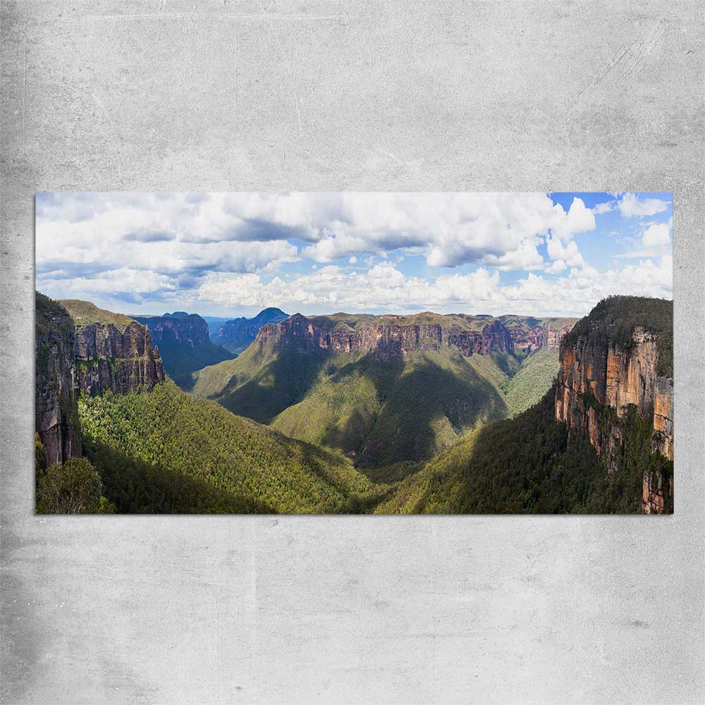 Blue Mountains Valley rolled print is a high quality print in our city skyline, travel prints and maps collection