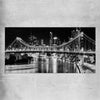 Brisbane Story Bridge rolled print is a high quality print in our city skyline, travel prints and maps collection