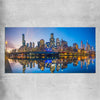 City Reflections Melbourne rolled print is a high quality print in our city skyline, travel prints and maps collection