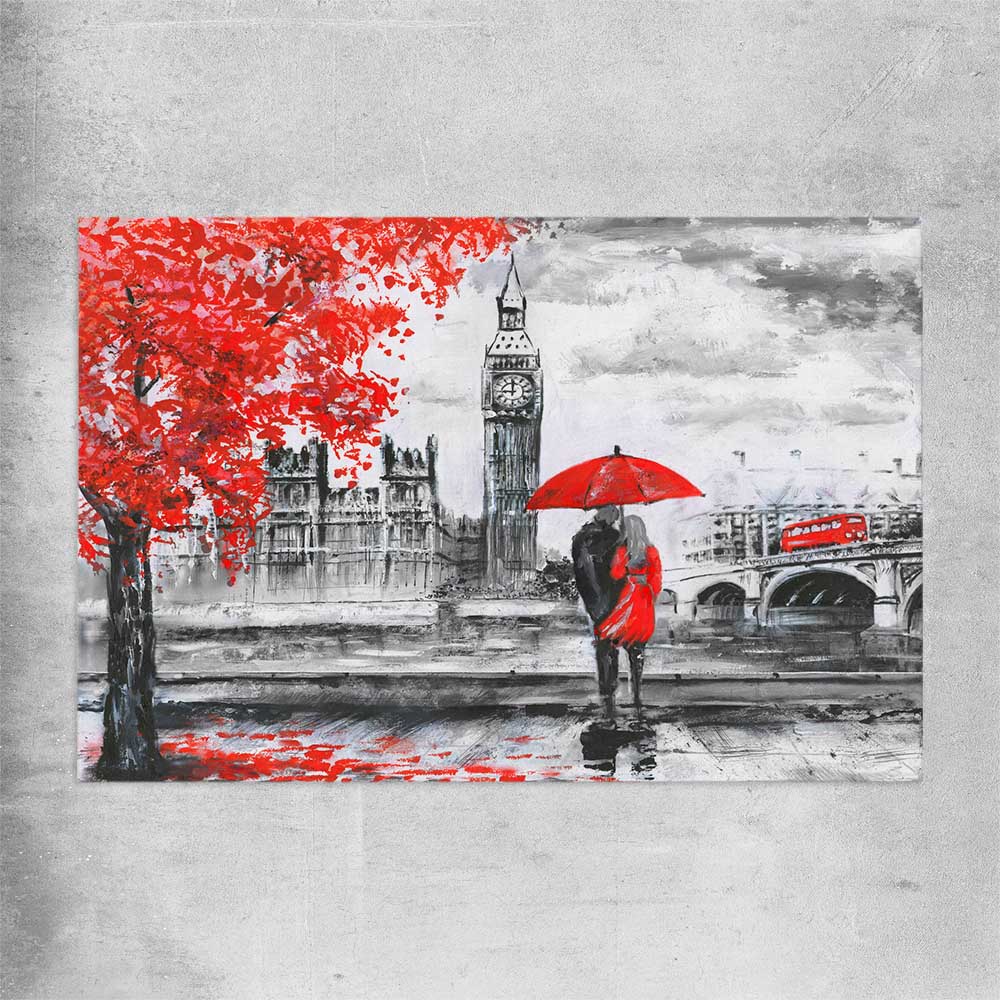 London Affection rolled print is a high quality print in our city skyline, travel prints and maps collection